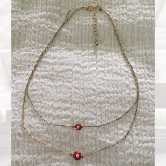 Urban Outfitters Evil Eye Necklace - Picture 1 of 1
